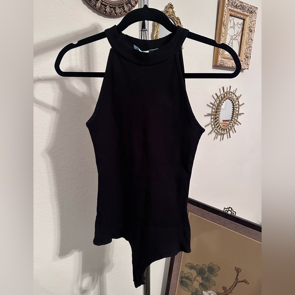 High neck ribbed bodysuit. - Picture 1 of 3